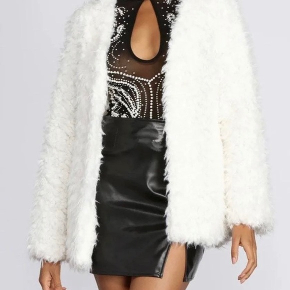 Windsor Jackets & Blazers - WINDSOR - Ambiance Faux Fur Jacket